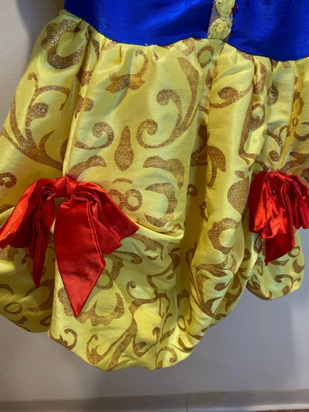 Disney Blue, Yellow & Red Snow White Princess Dress-Up Costume Fits 8-10